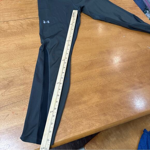 Under Armour Women’s Compression Workout Leggings Sz Large L Gray Active Pockets - Picture 8 of 9